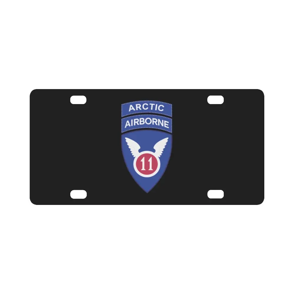 11Th Airborne Division - Ssi W Arctic Tab Wo Txt X 300 Classic License Plate 1