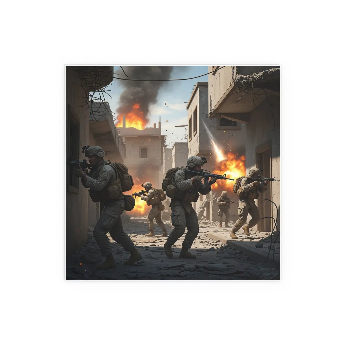 Indoor And Outdoor Silk Posters - 2Nd Battle Of Fallajuh Iraq War 6