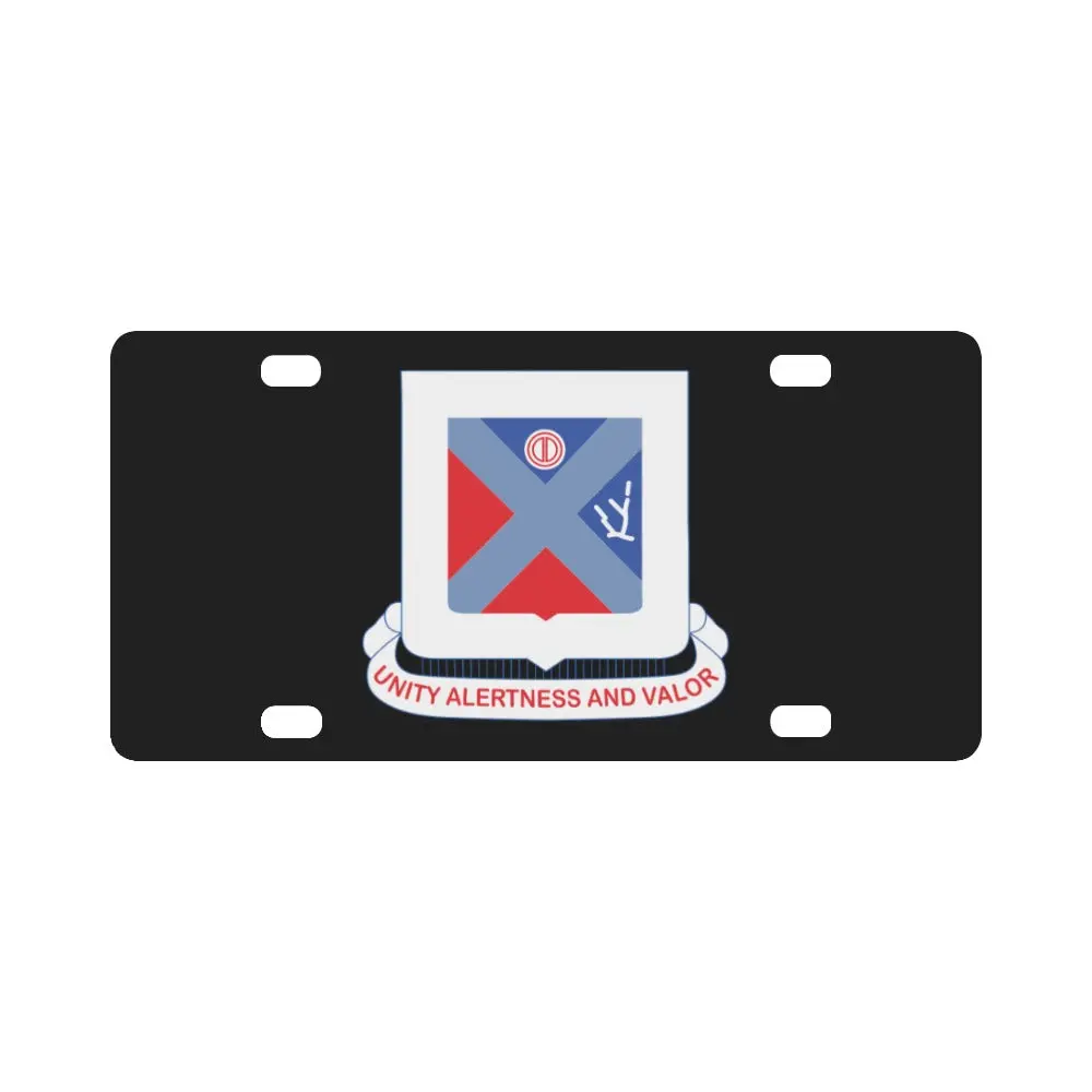 Dui - 122Nd Armored Infantry Battalion Classic License Plate 1