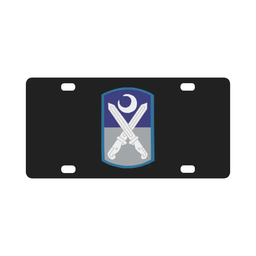Army - 218Th Infantry Brigade Wo Txt Classic License Plate 1