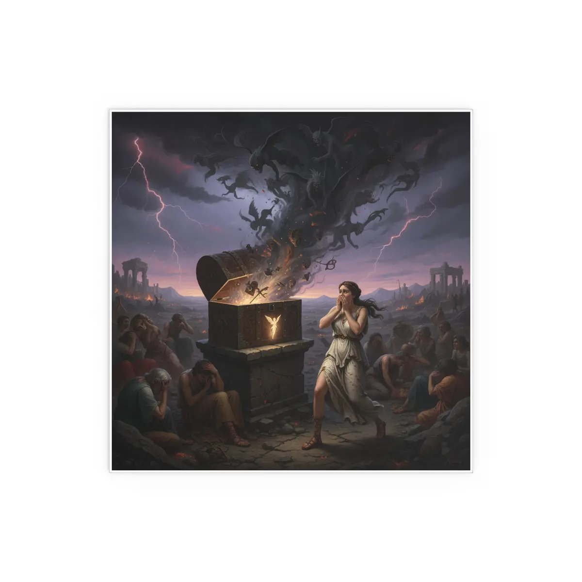 Indoor And Outdoor Silk Posters - Pandoras Box 6