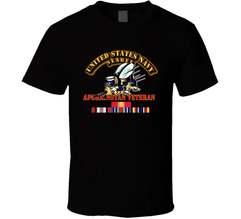 Navy - Seabee - Afghanistan Veteran - T-Shirts - Classic 1