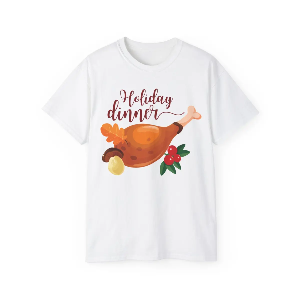 Unisex Ultra Cotton Tee - Holiday Dinner 6