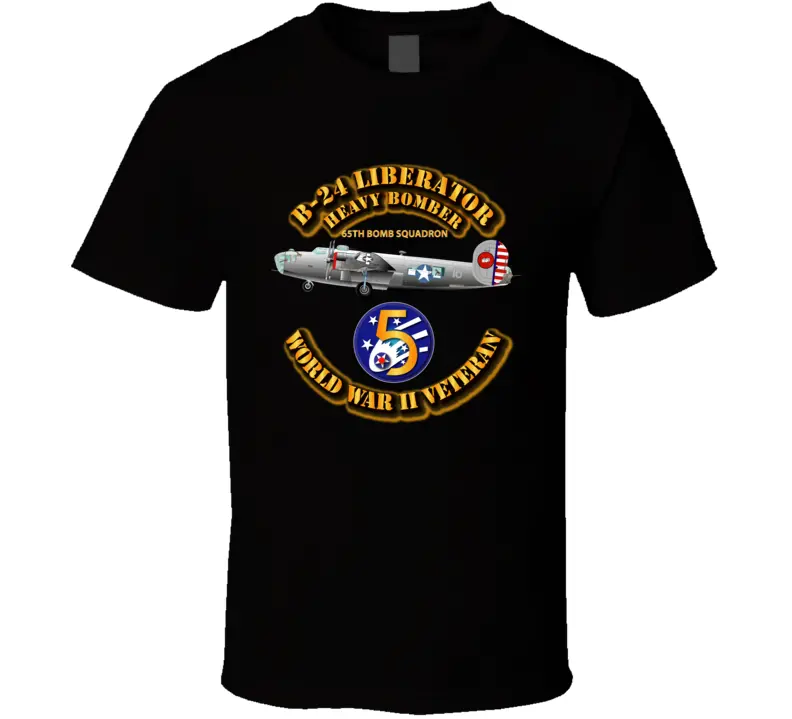 Aac - 43Bg - 65Th Bs - B-24 - 5Th Af T Shirt 1