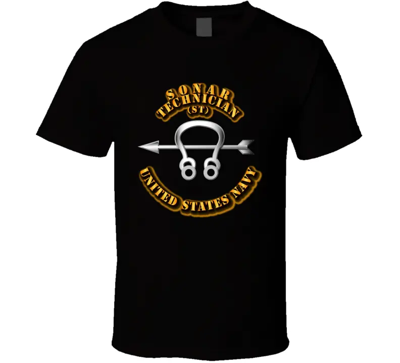 Navy - Rate - Sonar Technician T Shirt 1