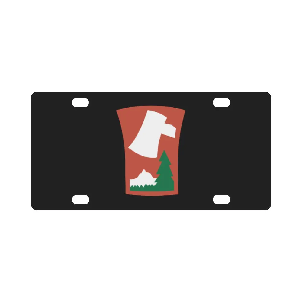Ssi - 70Th Infantry Division X 300 Classic License Plate 1