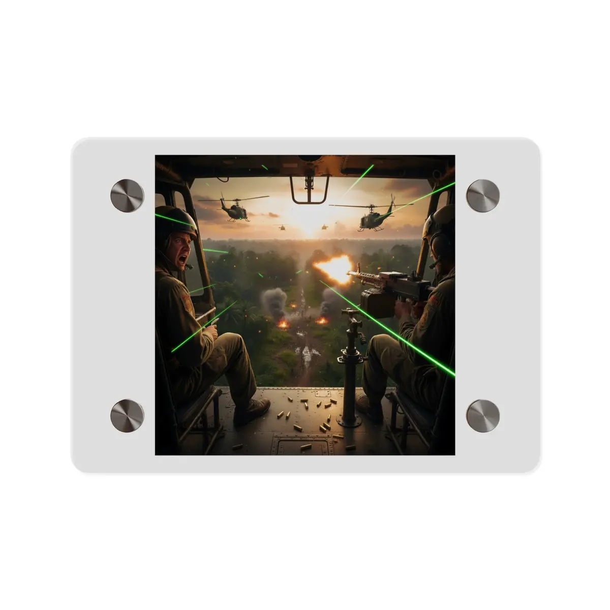 Acrylic Wall Art Panel - Vietnam Hot Lz From Side Door 1