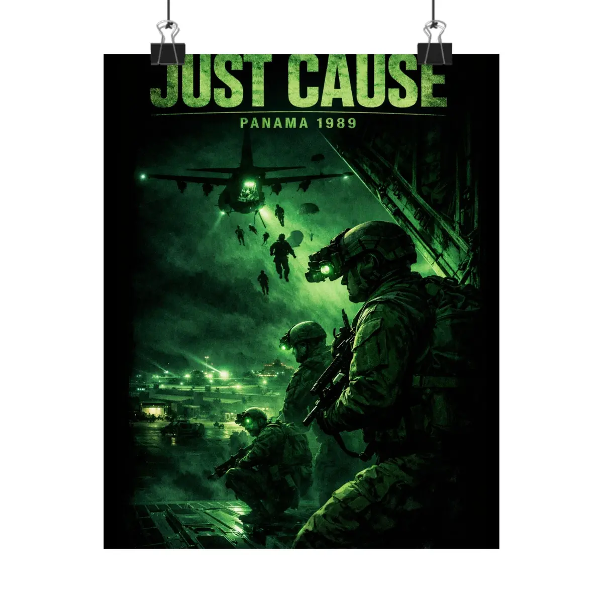 Matte Poster - Operation Just Cause - Invasion Of Panama 1