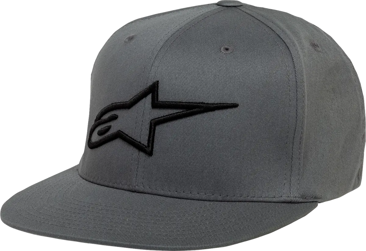 Alpinestars Ageless Flat-Bill Cap – Charcoal/Black, Large/Xl (Model 1035810151810Lx) 1
