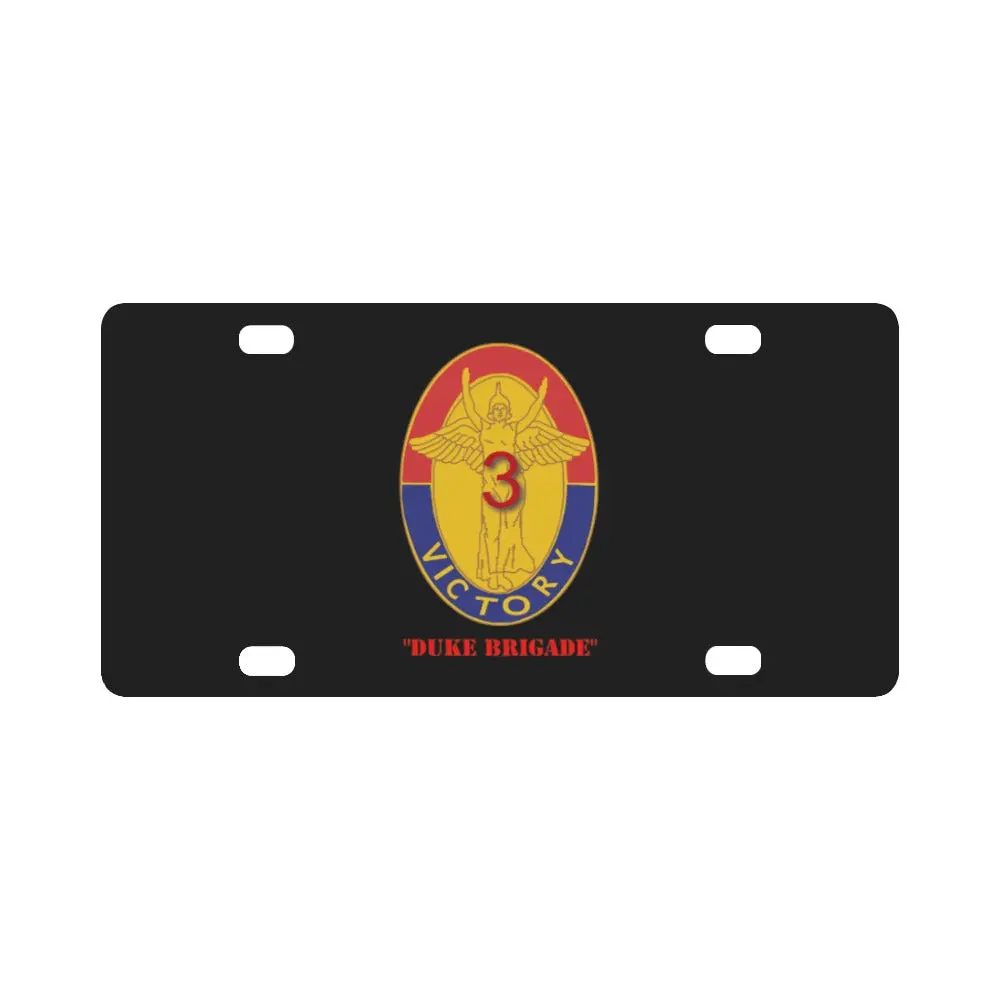 Army - 3Rd Bde Combat Tm - Duke Brigade - 1St Id Classic License Plate 1