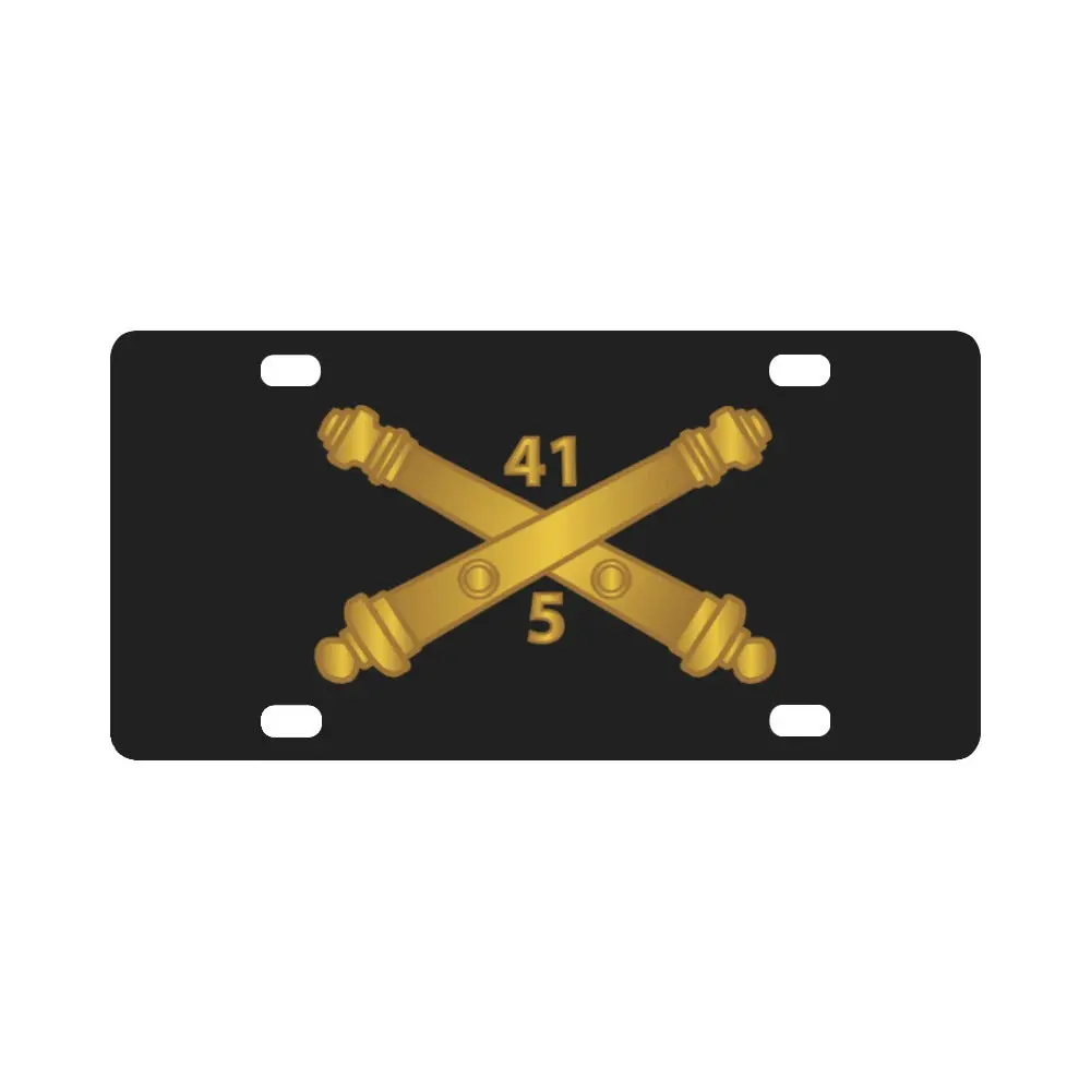 Army - 5Th Bn 41St Artillery W Branch X 300 Classic License Plate 1