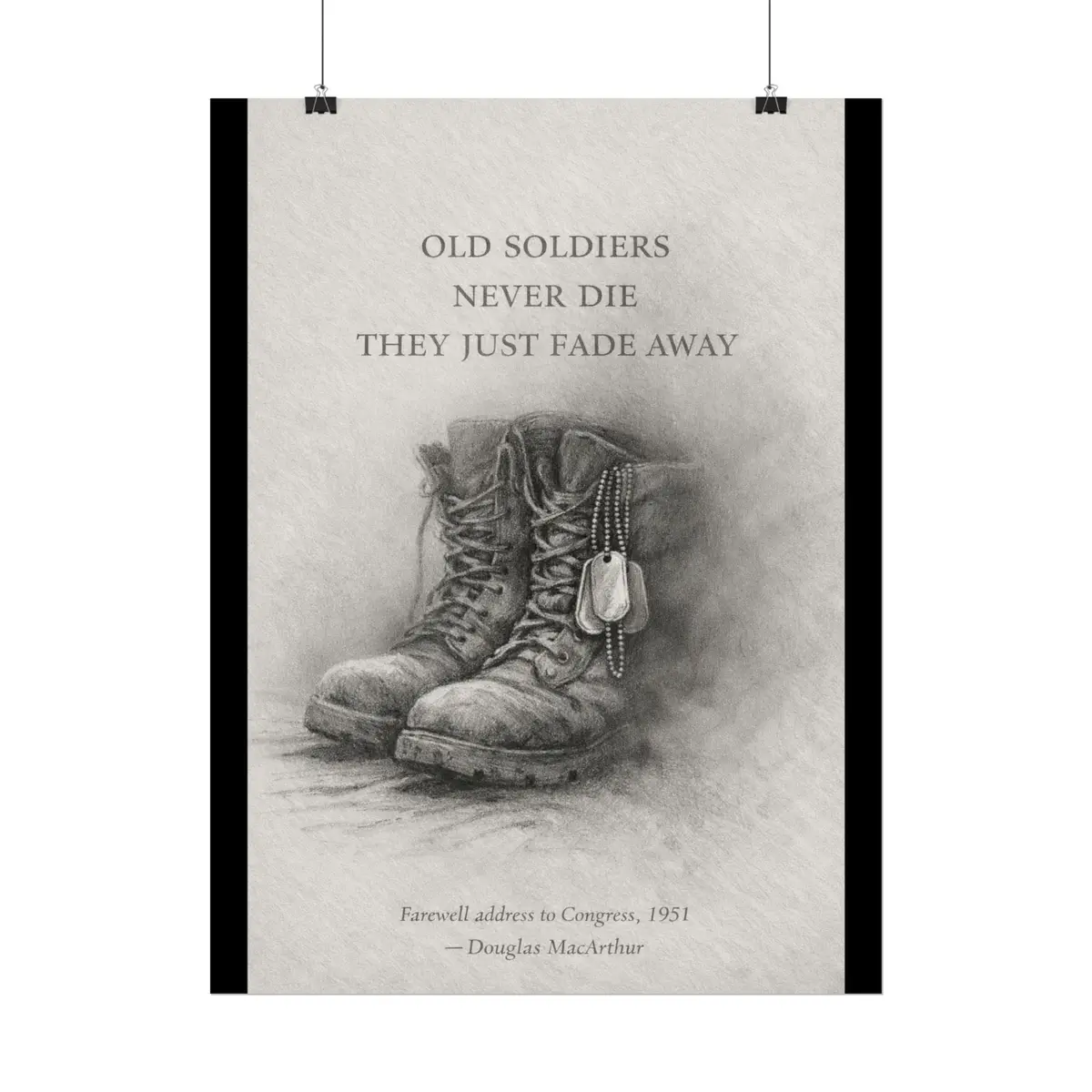 Posters - Old Soldiers Never Die 16