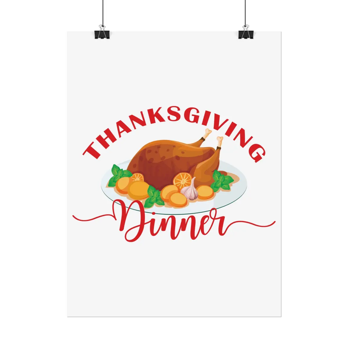 Rolled Poster - Thanksgiving Dinner 5