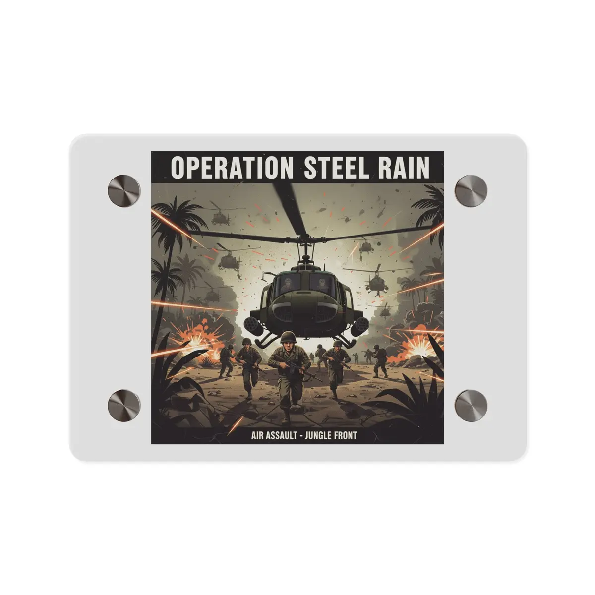Acrylic Wall Art Panel - Air Assault - Vietnam - Operation Steel Rain 1