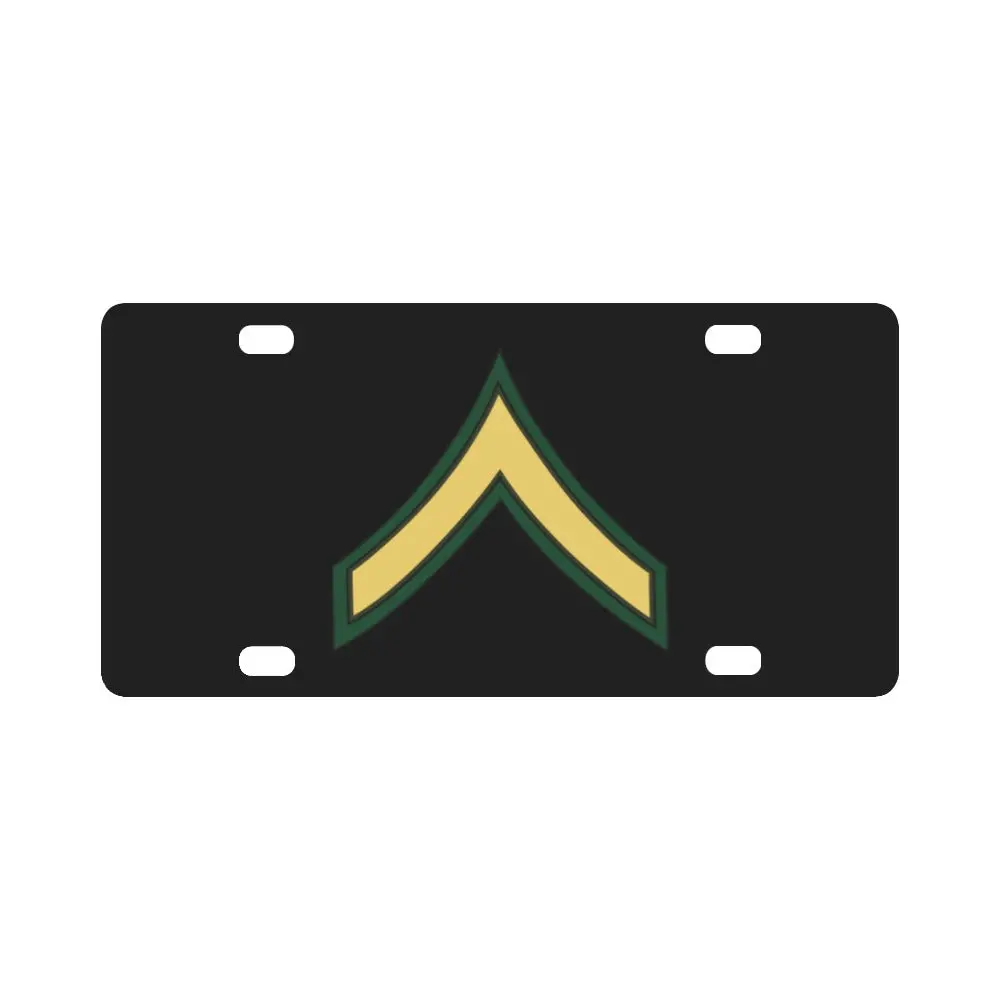 Army - Private E-2 (Pv2) X 300 Classic License Plate 1