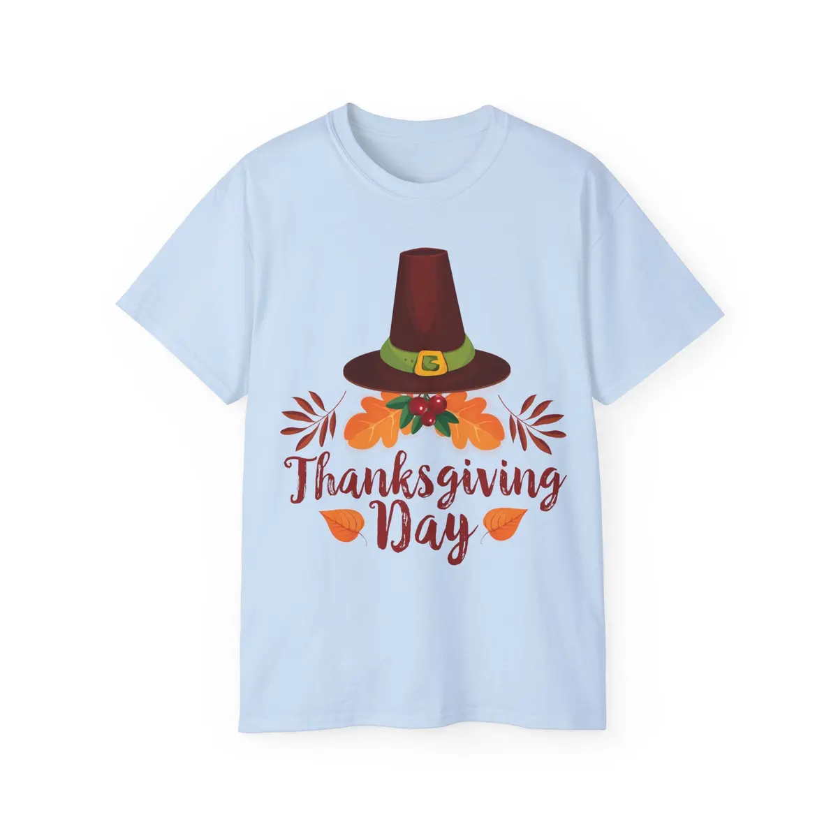 Unisex Ultra Cotton Tee - Thanksgiving Day - Happy Thanksgiving Day 5