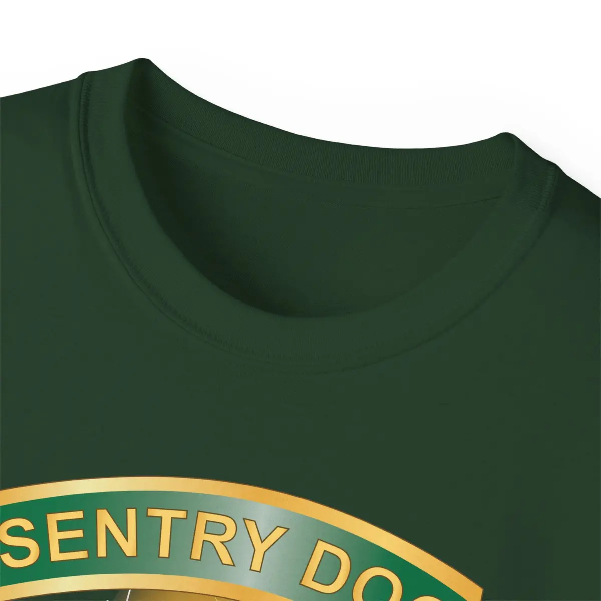 Unisex Ultra Cotton Tee - Army - Sentry Dog - 212Th Military Police Company - Dog Fire W Br - Ribbon Vietnam War Veteran W Vn Svc X 300 33