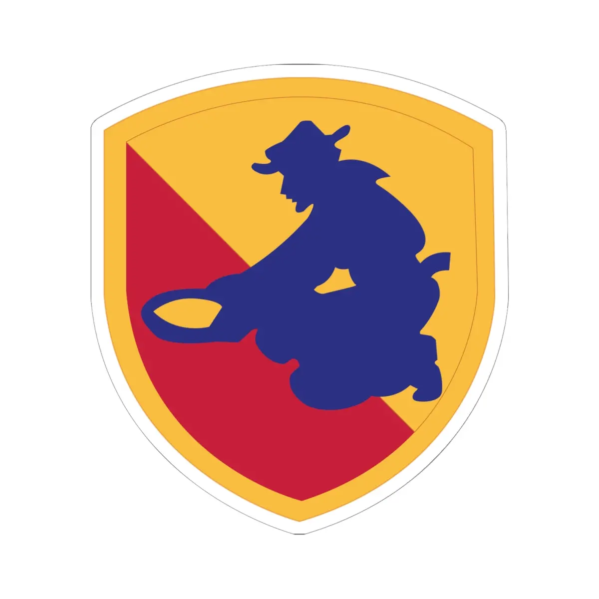 Kiss-Cut Stickers - Ssi - 52Nd Infantry Division (1946-1947) X 300 1