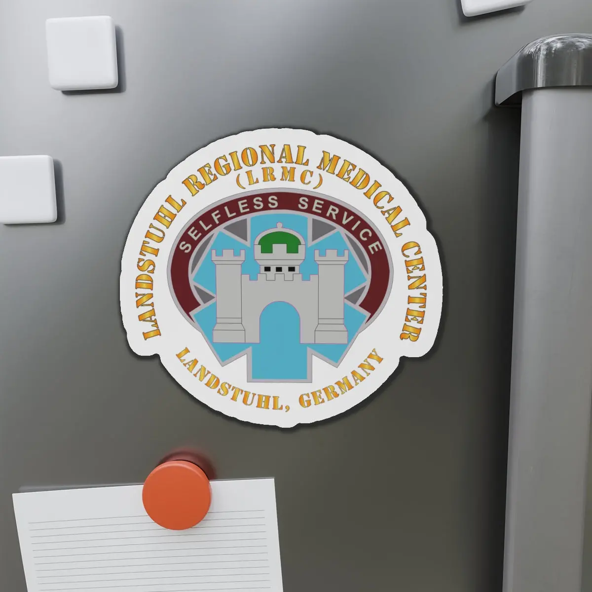 Die-Cut Magnets - Army - Landstuhl Regional Medical Center - Landstuhl Germany 1