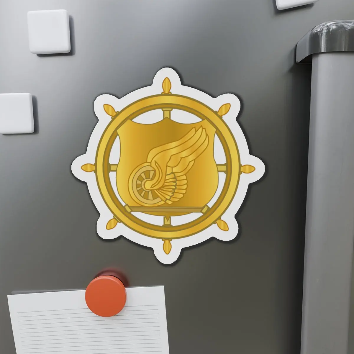 Die-Cut Magnets - Army - Transportation Corps  Branch Insignia  X 300 1
