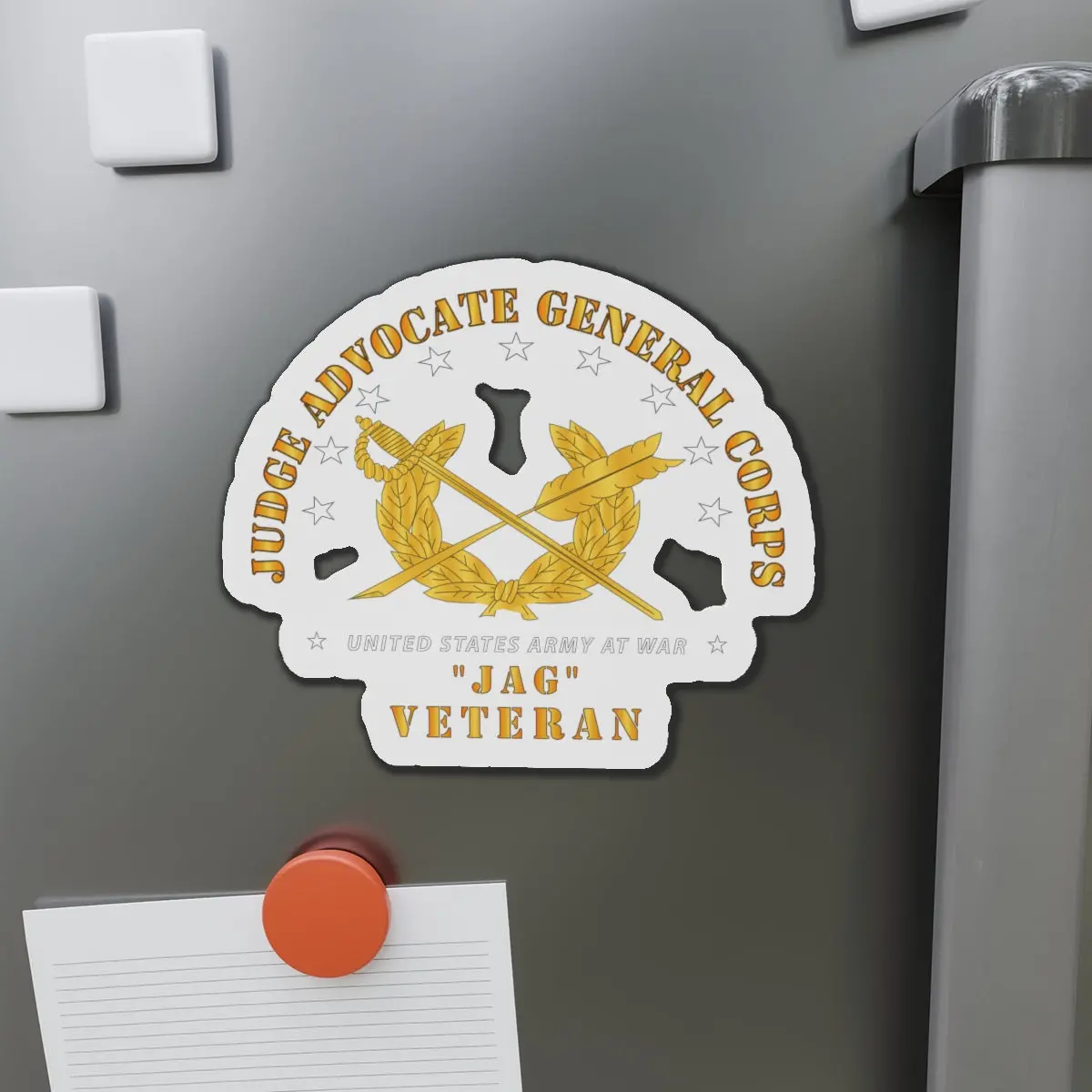 Die-Cut Magnets - Jag Branch Veteran 1