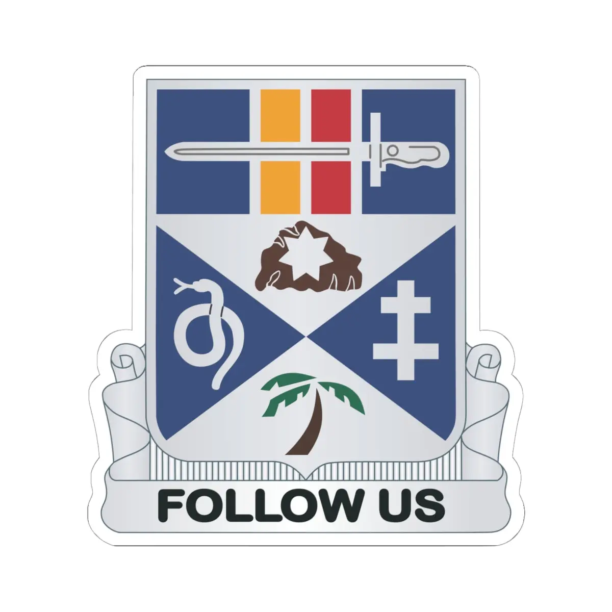 Kiss-Cut Stickers - 293Rd Infantry Regiment - Dui Wo Txt X 300 1