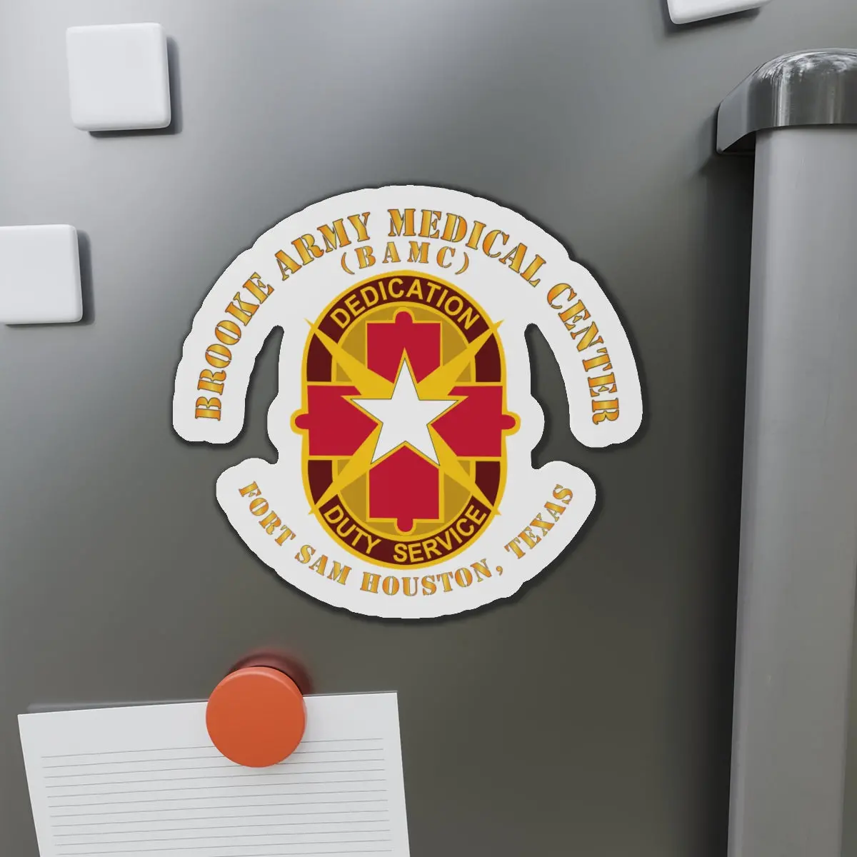 Die-Cut Magnets - Army - Brooke Army Medical Center - Fort Sam Houston Tx 1