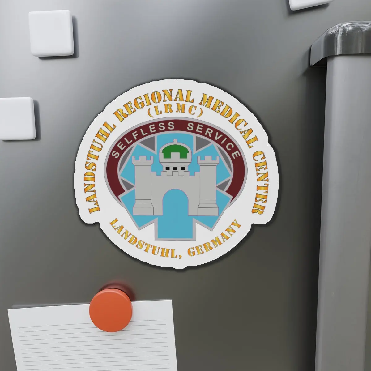 Die-Cut Magnets - Army - Landstuhl Regional Medical Center - Landstuhl Germany 1