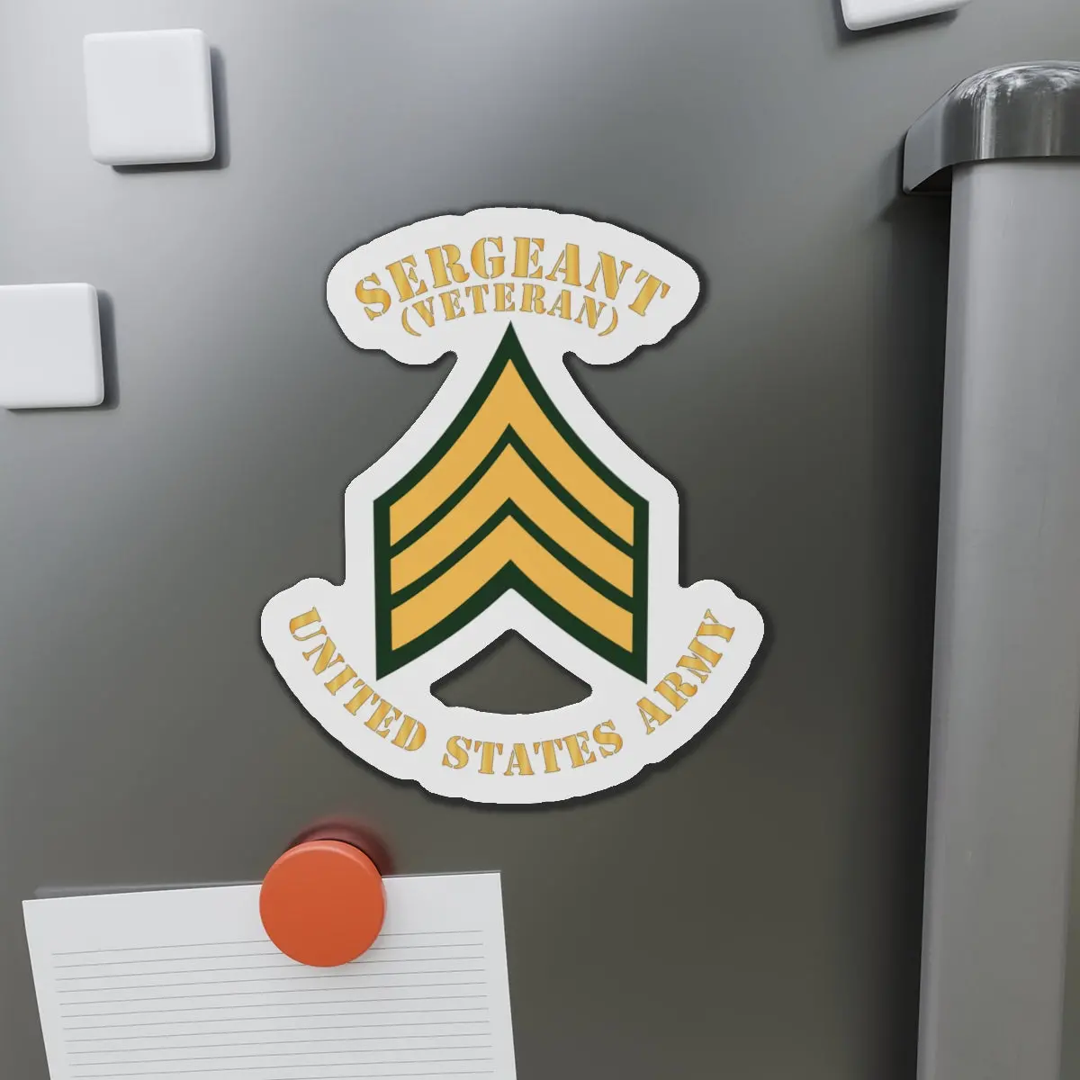 Die-Cut Magnets -Ssi -Army - Sergeant - Sgt - Veteran - Flat X 300 1