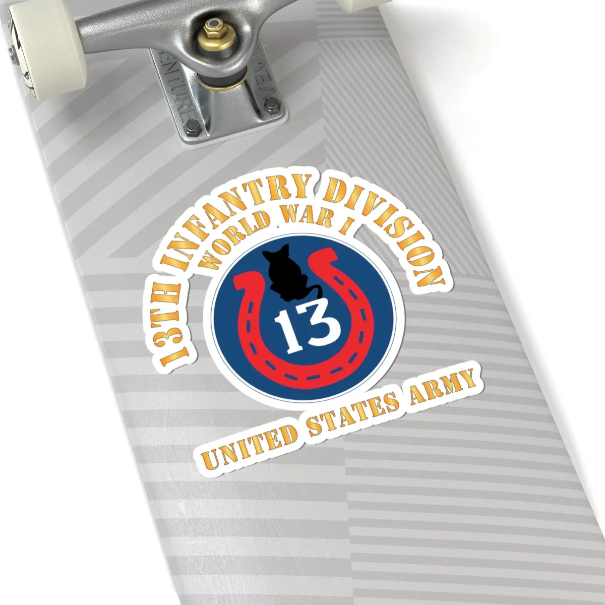 Kiss - Cut Stickers - Army - Ssi - 13Th Infantry Division - Wwi - Us Army X 300 3