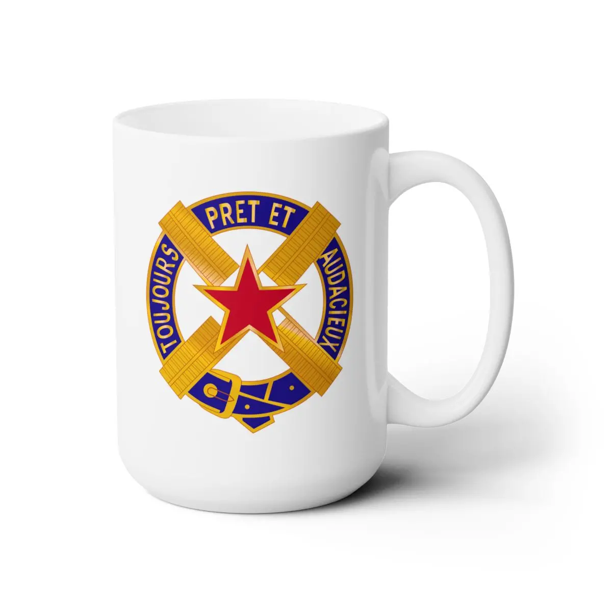 White Ceramic Mug 15Oz - Army - 303Rd Armored Cavalry Regiment Wo Txt 2
