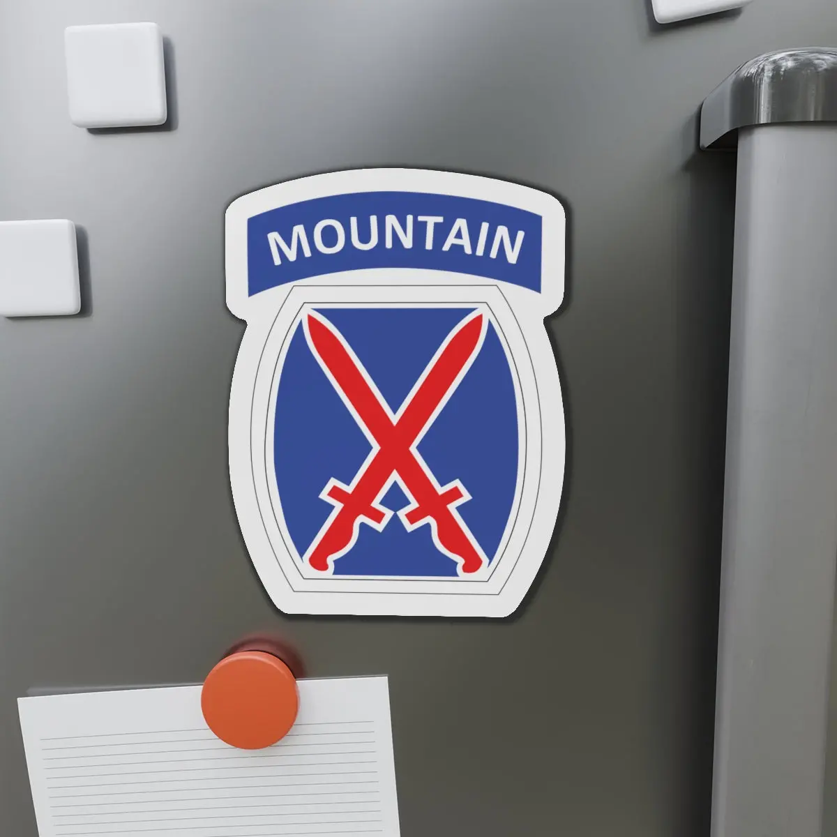 Die-Cut Magnets - Dui - 10Th Infantry Division X 300 1