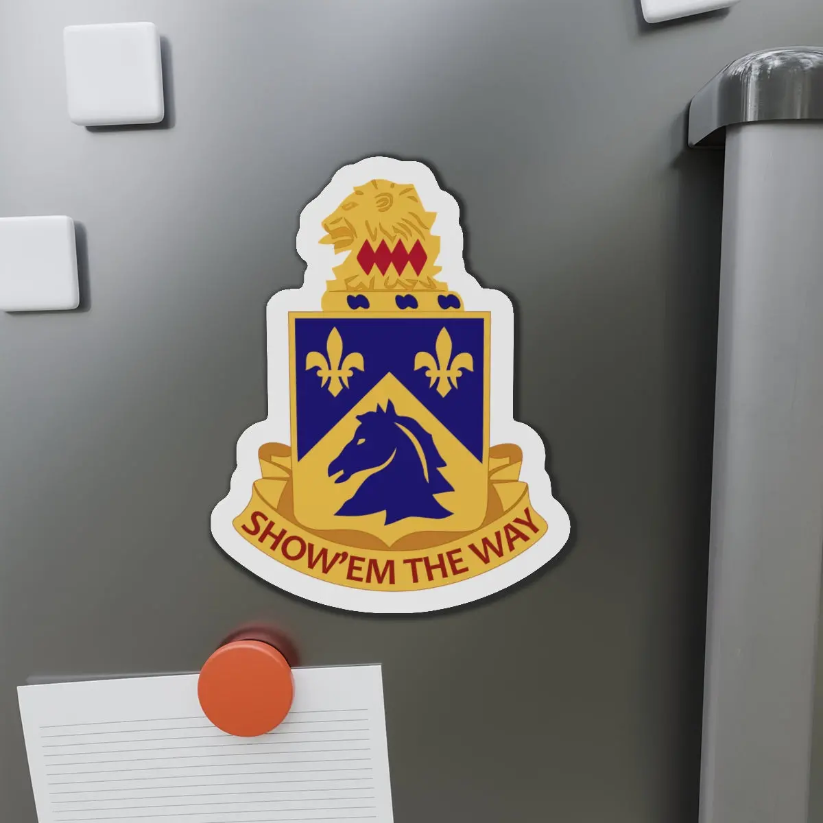Die-Cut Magnets - Army  - 117Th Cavalry Regiment Wo Txt 1
