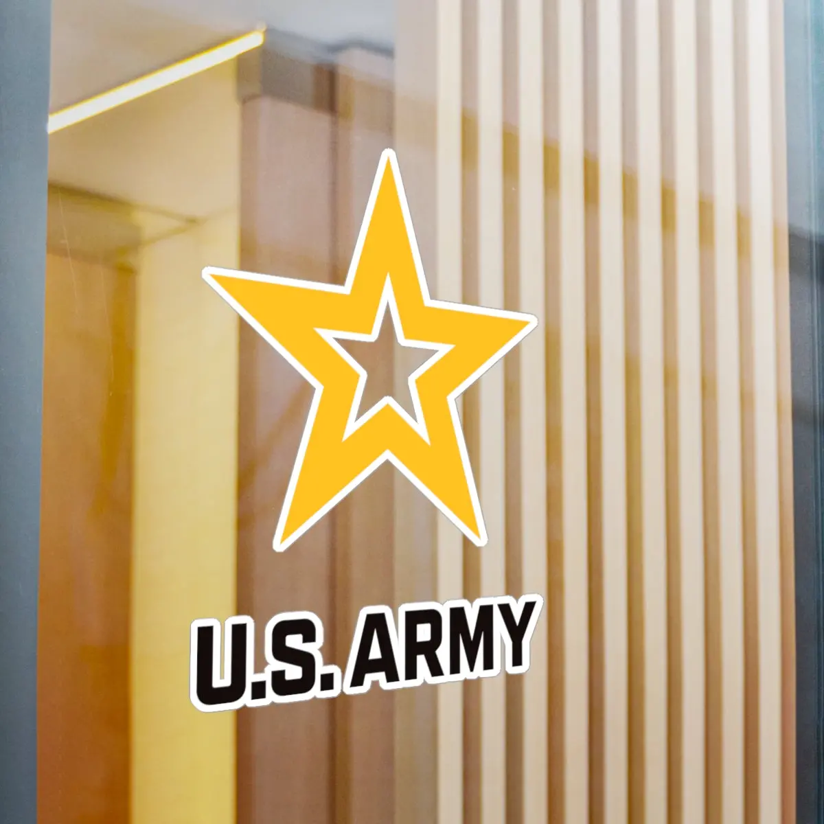 Kiss-Cut Vinyl Decals - Army Star W Us Army X 300 1