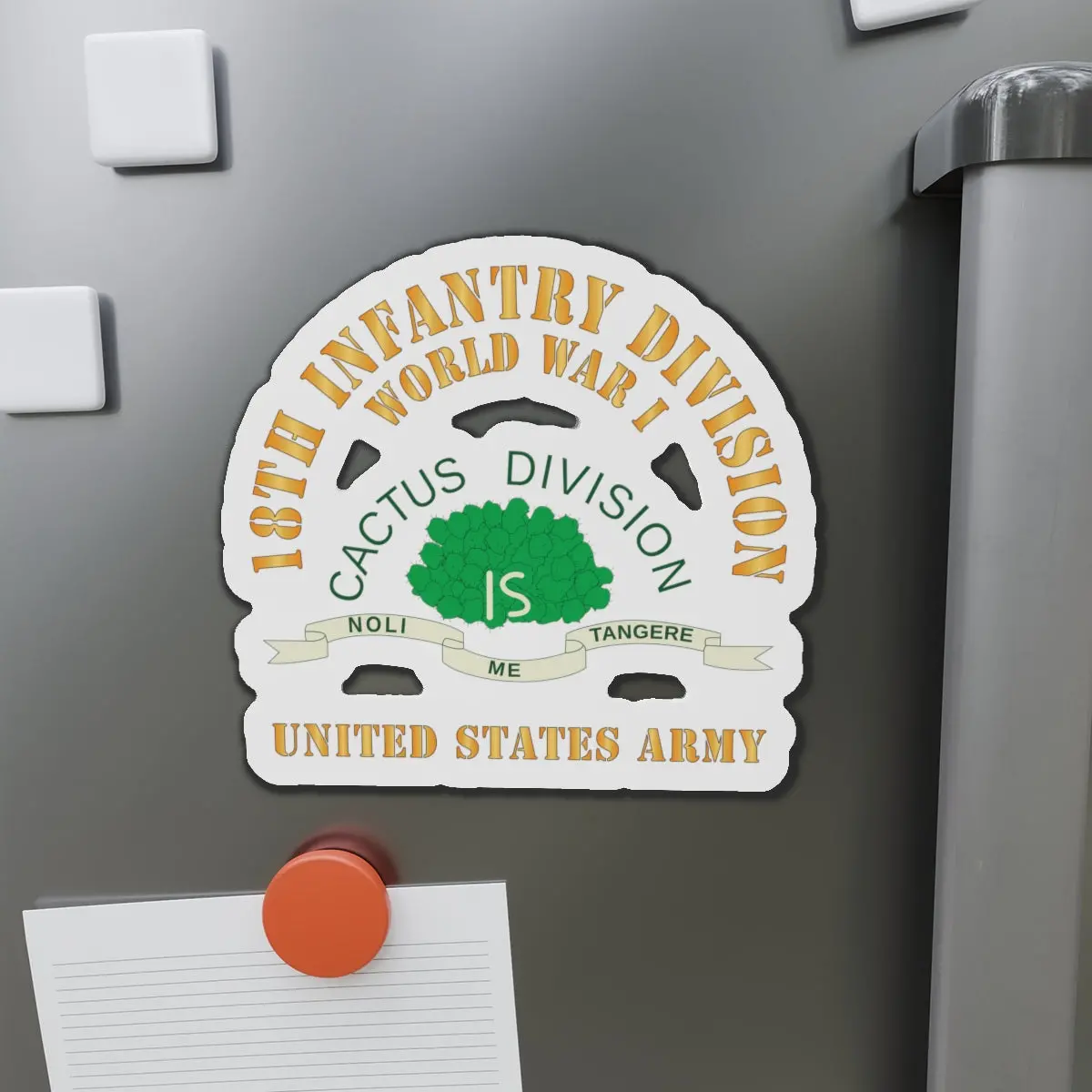 Die-Cut Magnets - Army - Ssi - 18Th Infantry Division  - Wwi - Us Army X 300 1