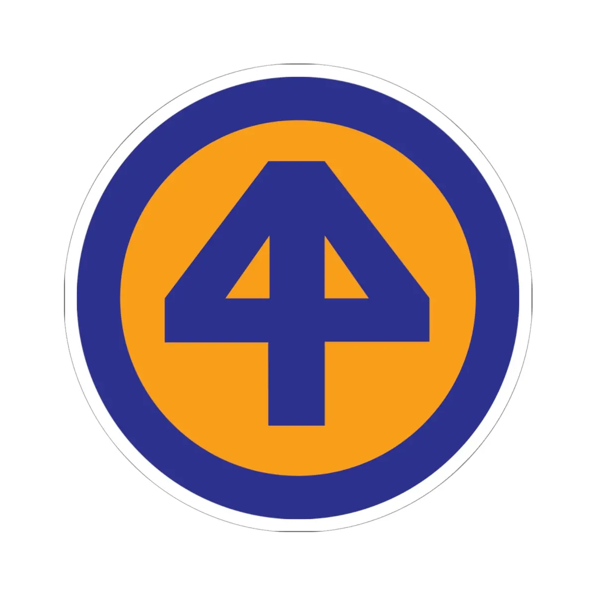 Kiss-Cut Stickers - Ssi - 44Th Infantry Division X 300 1