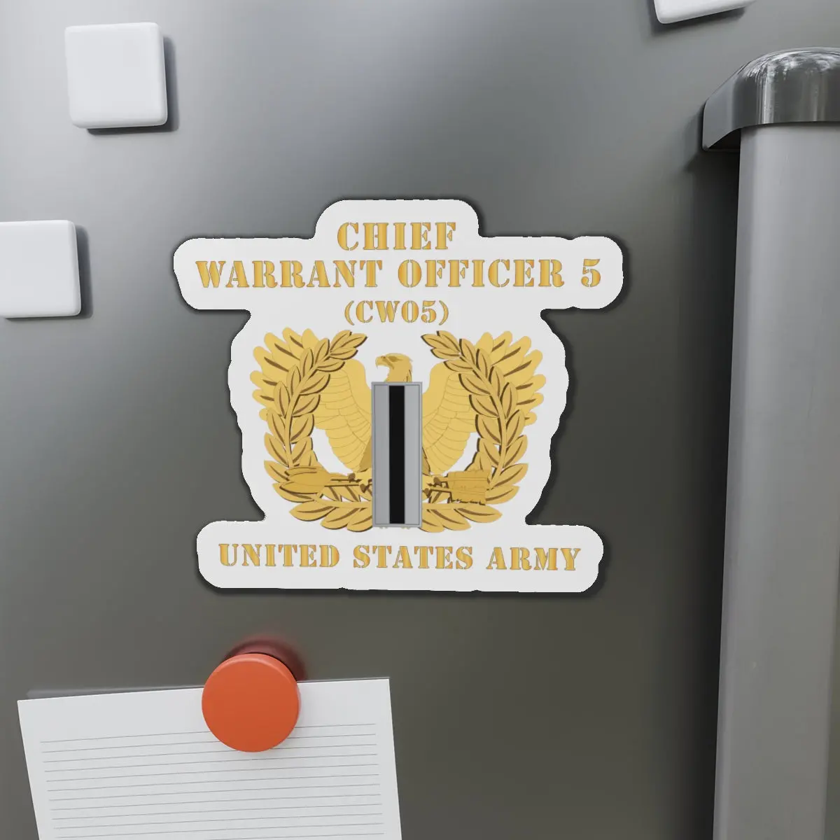 Die-Cut Magnets -Ssi - Army - Chief Warrant Officer - Cw05 - Flat - Eagle And Bar X 300 1