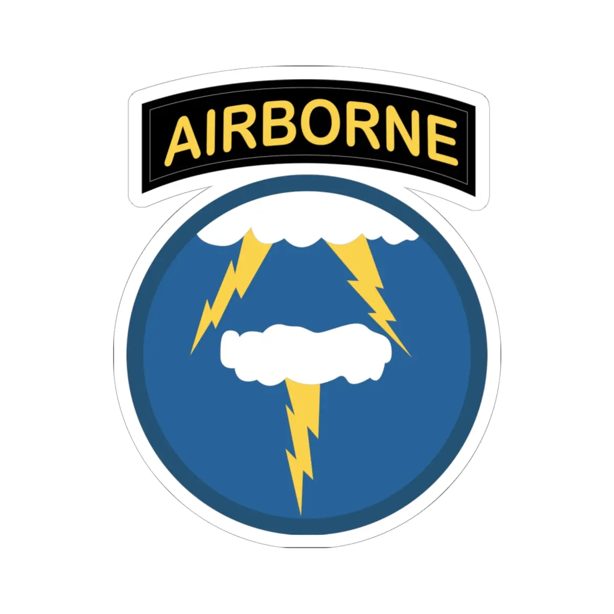 Kiss-Cut Stickers - Ssi - 21St Airborne Infantry Division 1