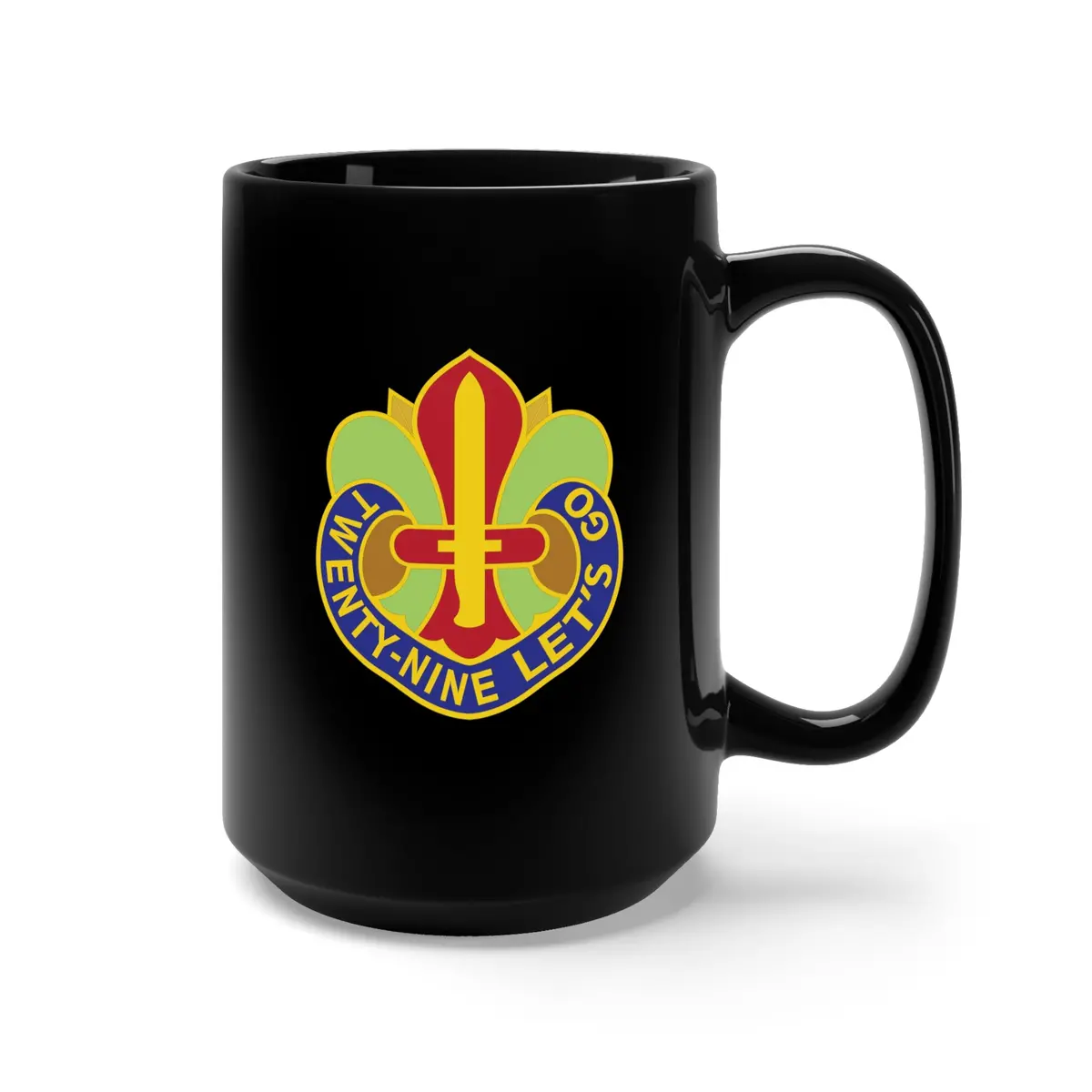 Black Mug 15Oz - Dui - 29Th Infantry Division X 300 2