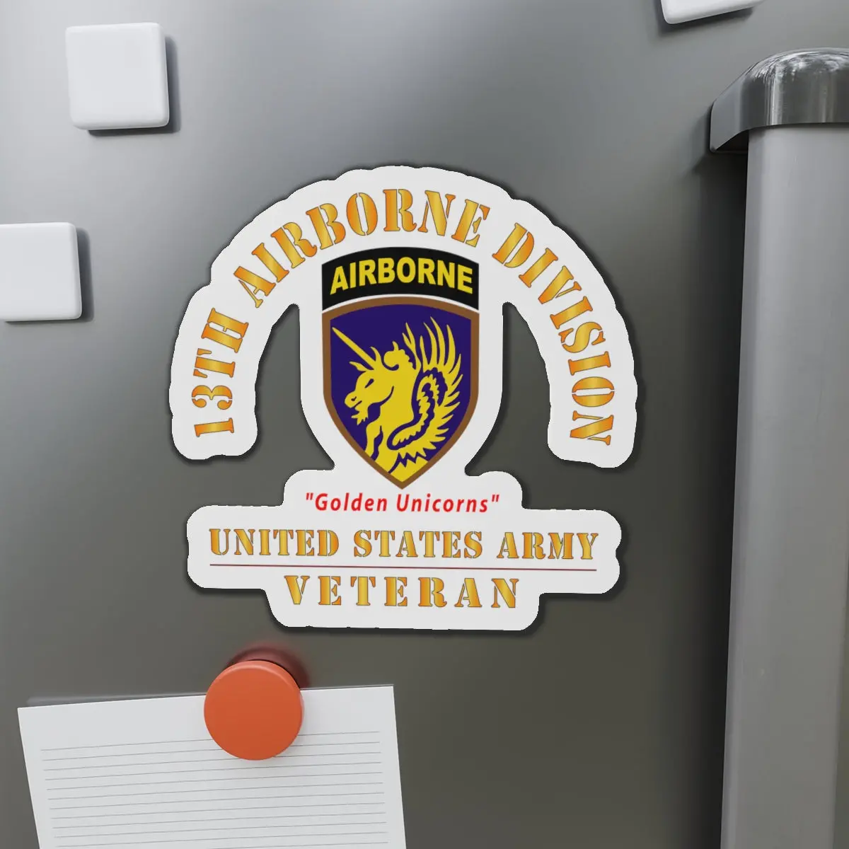 Die-Cut Magnets - Army - Ssi - 13Th Airborne Division -  - Us Army Veteran X 300 1