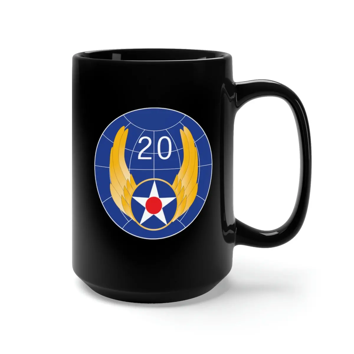 Black Mug 15Oz - Ssi - Aac - 20Th Air Force Wo Txt X 300 2