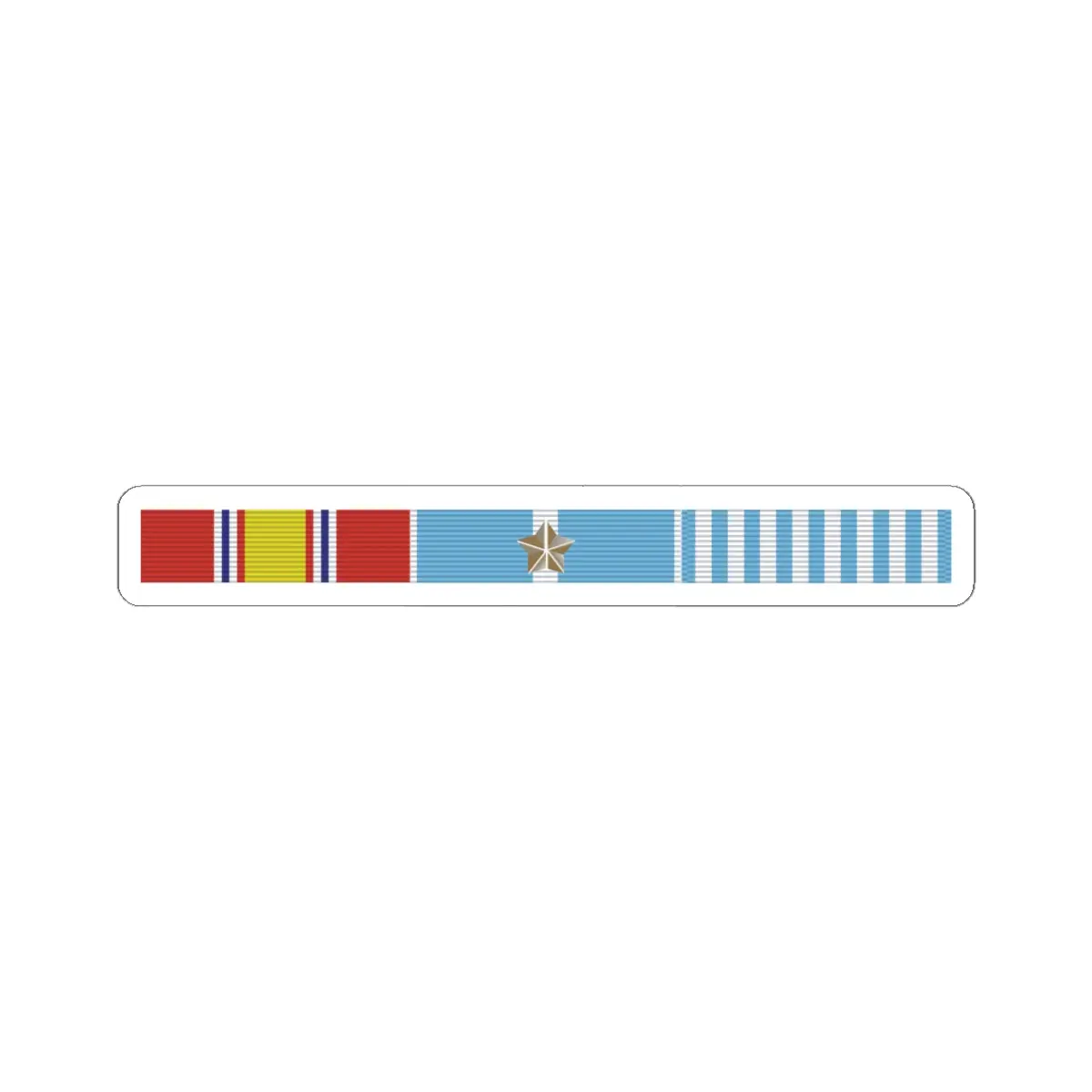 Kiss - Cut Stickers - Korean War Service Bar W Campaign Star X 300 1
