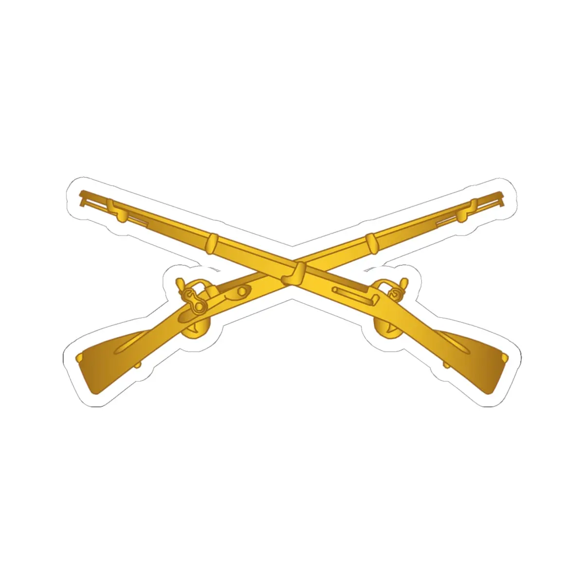 Kiss-Cut Stickers - Army - Infantry Branch Wo Txt X 300 1