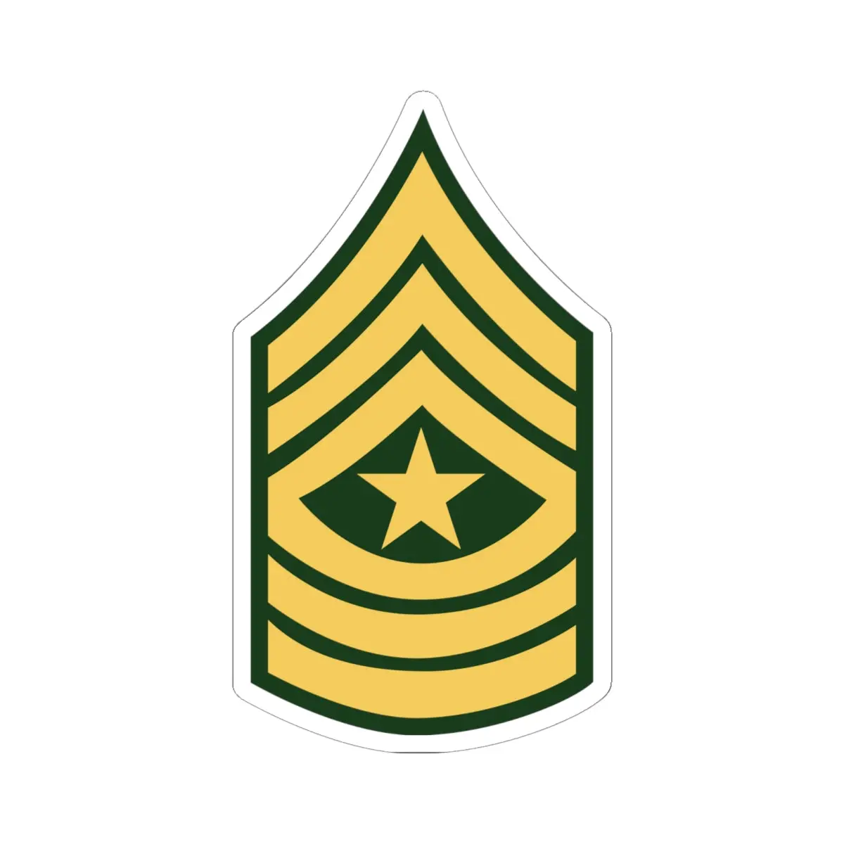 Kiss-Cut Stickers - Army - Sergeant Major E-9 (Sgm) X 300 1
