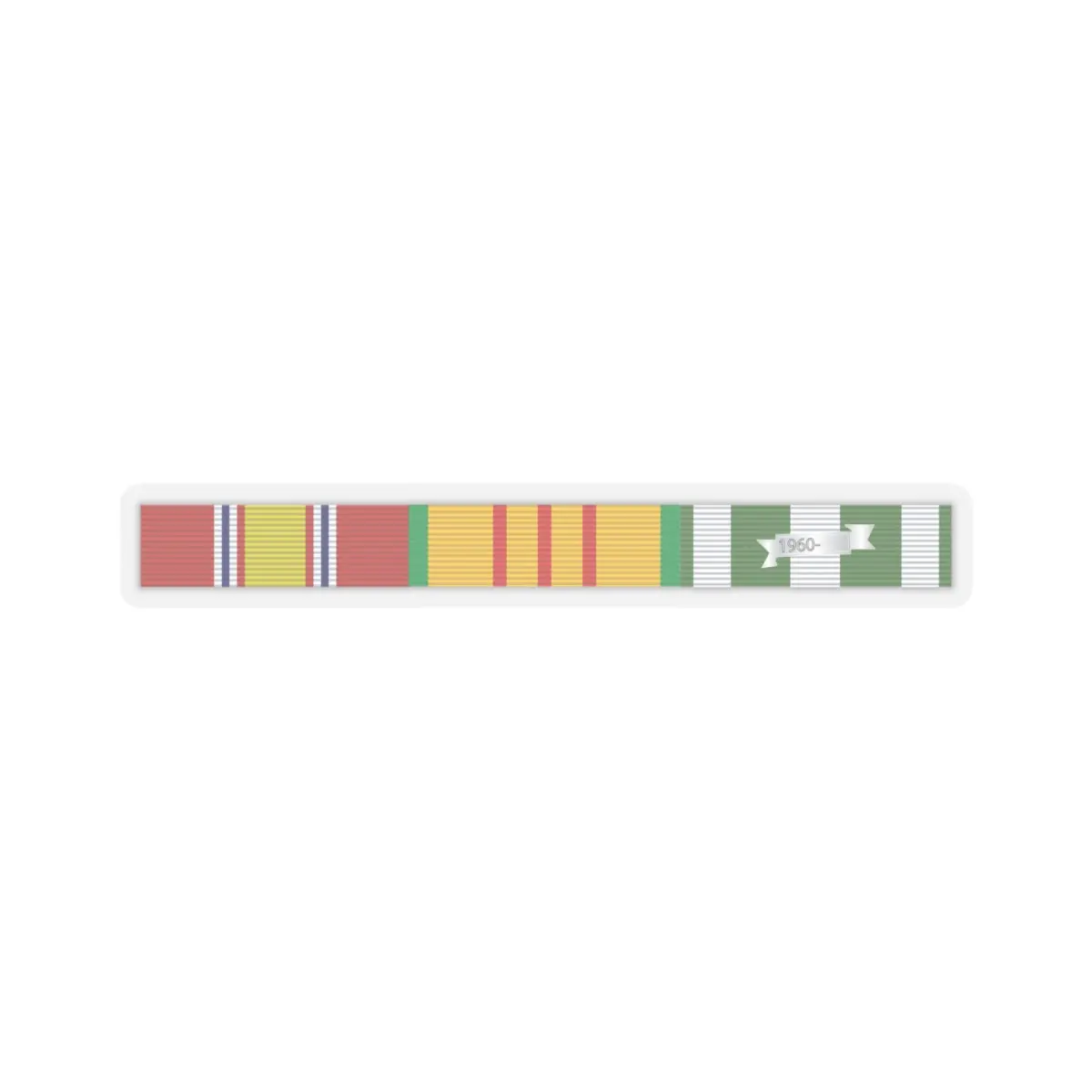 Kiss - Cut Stickers - Army - Vietnam Ribbons Svc Bar W 0 Campaign Stars X 300 2
