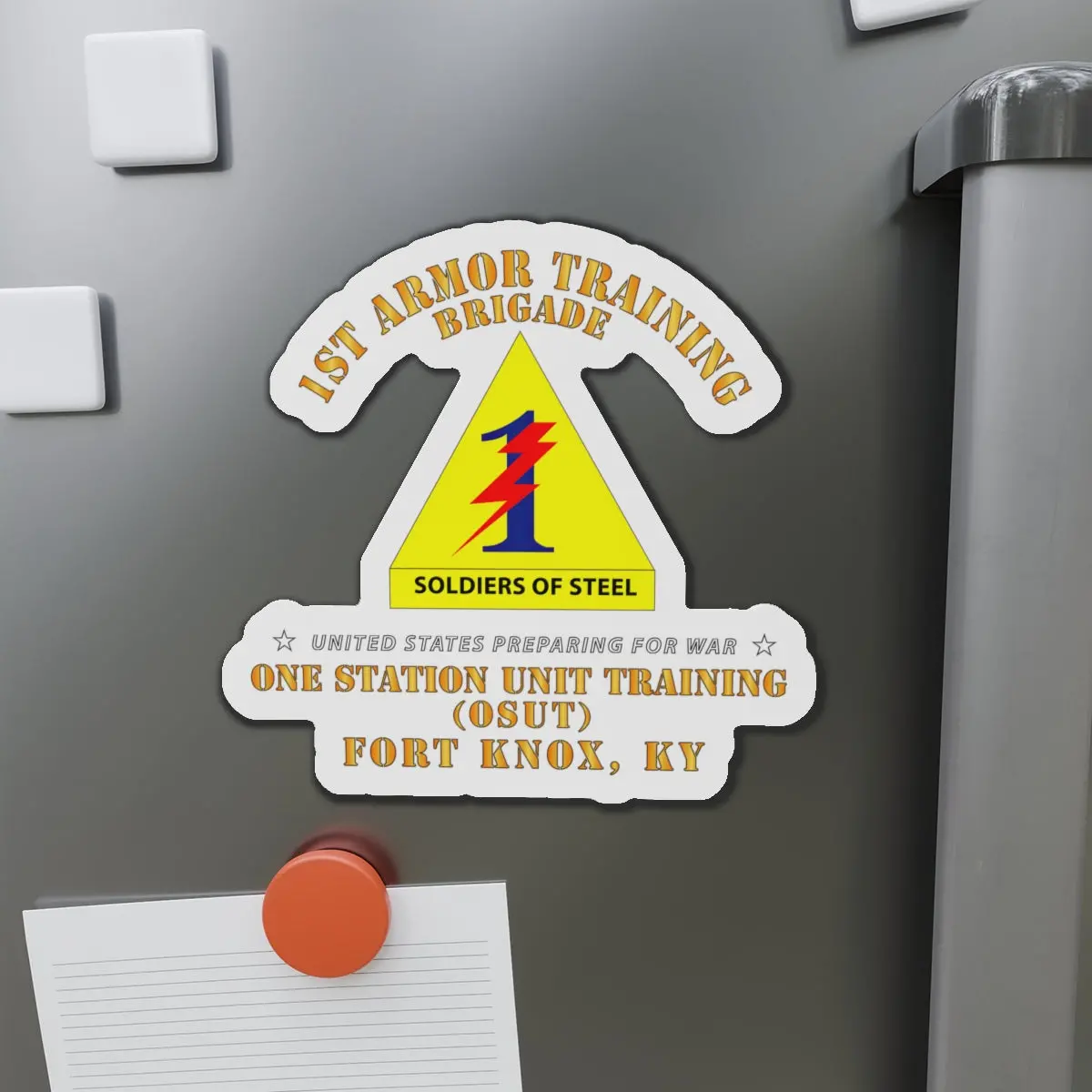 Die-Cut Magnets - Army -  1St Armor Training Brigade (Osut) - Ft Knox, Ky 1