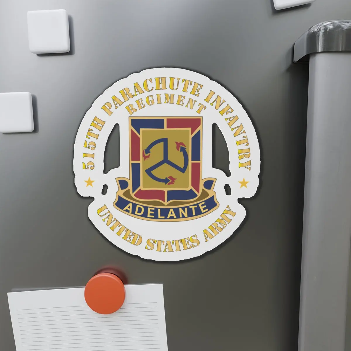 Die-Cut Magnets - Army - 515Th Parachute Infantry Regiment - Dui - United States Army X 300 1