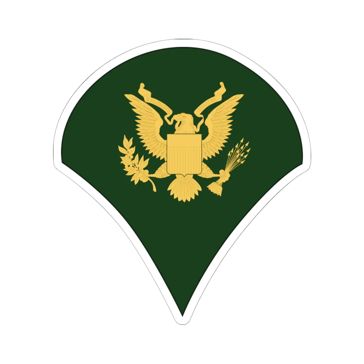 Kiss-Cut Stickers - Army - Specialist E-4 (Sp4 ) X 300 1