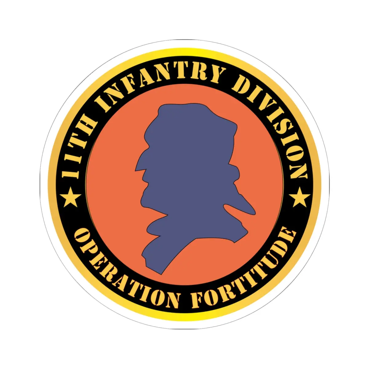 Kiss-Cut Stickers - Army - 11Th Infantry Division - Operation Fortitude X 300 1