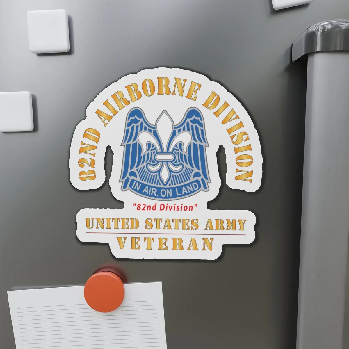 Die-Cut Magnets - Army - Dui - 82Nd Airborne Division - 82Nd Division - Us Army Veteran X 300 1
